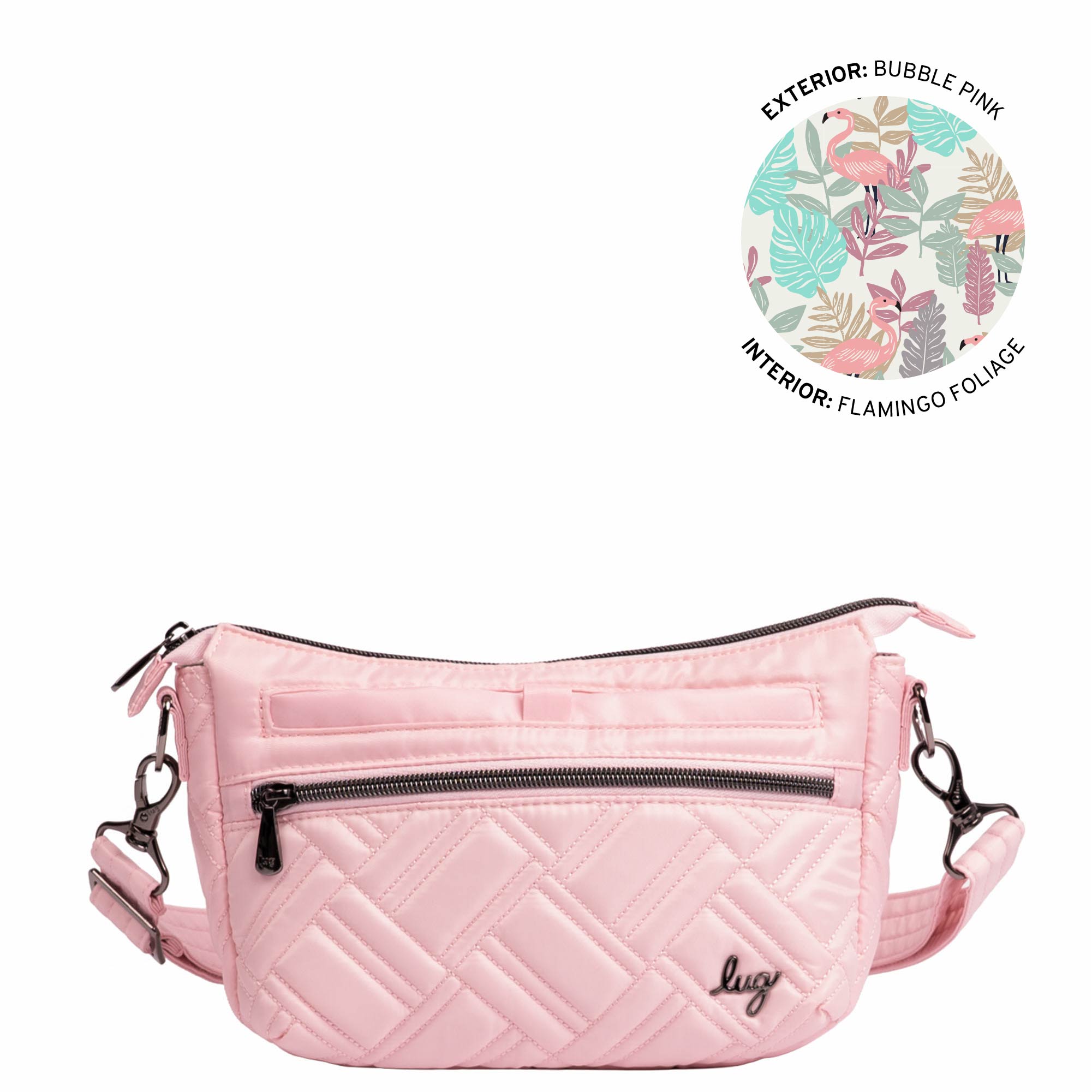 Dash Classic Crossbody - BUBBLE PINK - 24960_Dash_BubblePink_Angle_01